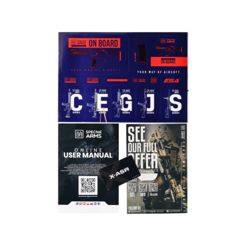 Karabinek ASG Specna Arms SA-F01 FLEX GATE X-ASR Czarny Specna Arms