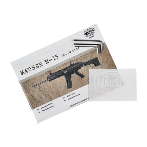 Karabinek bocznego zapłonu Mauser M15 kal. 22 LR Black SD Mauser