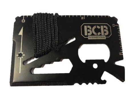 Karta survivalowa BCB Mini Work Tool Black BCB International Ltd