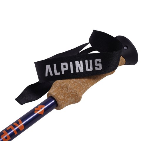 Kijki trekkingowe Alpinus Monte Rosa, granatowo-złote Alpinus