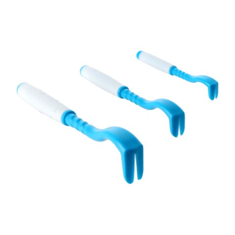 Kleszczołapki przyrząd do usuwania kleszczy Tick Twister® Clipbox Trio z brelokiem, niebieskie 3 szt. Tick Twister