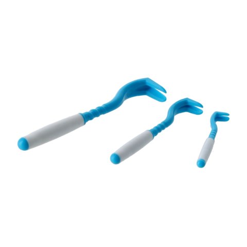 Kleszczołapki przyrząd do usuwania kleszczy Tick Twister® Clipbox Trio z brelokiem, niebieskie 3 szt. Tick Twister