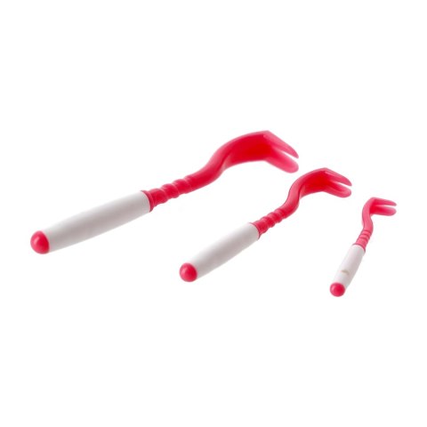 Kleszczołapki przyrząd do usuwania kleszczy Tick Twister® Clipbox Trio z brelokiem, różowe 3 szt. Tick Twister