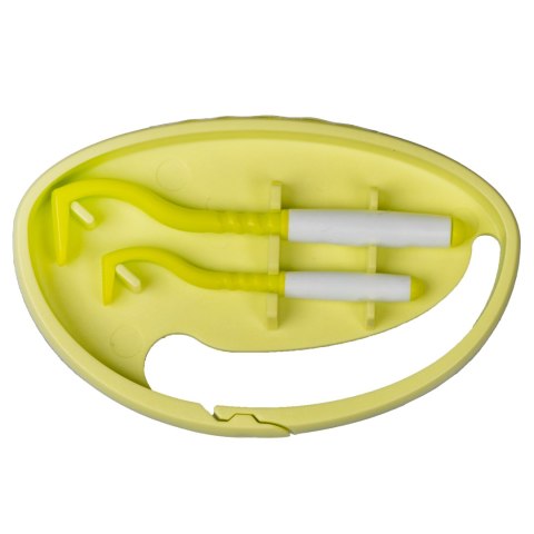Kleszczołapki przyrząd do usuwania kleszczy Tick Twister® Clipbox z brelokiem, limonkowe 2 szt. Tick Twister