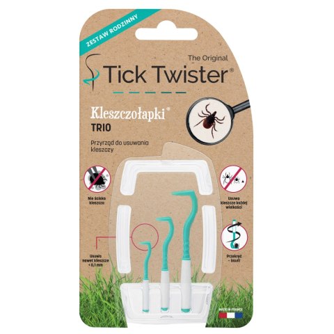 Kleszczołapki przyrząd do usuwania kleszczy Tick Twister® TRIO Tick Twister