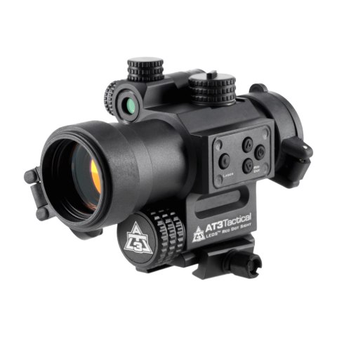 Kolimator AT3 Tactical LEOS 2 MOA z czerwonym laserem AT3 Tactical