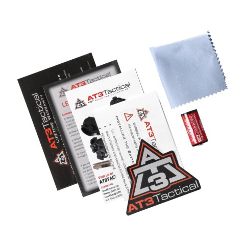 Kolimator AT3 Tactical LEOS 2 MOA z czerwonym laserem AT3 Tactical