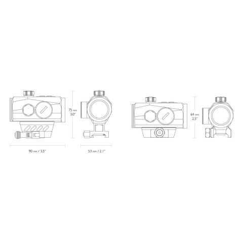 Kolimator Hawke Endurance RD 1x30 Weaver 3 MOA Dot Hawke Optics