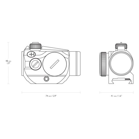 Kolimator Hawke Vantage RD 1x20 Weaver 3 MOA Dot Hawke Optics