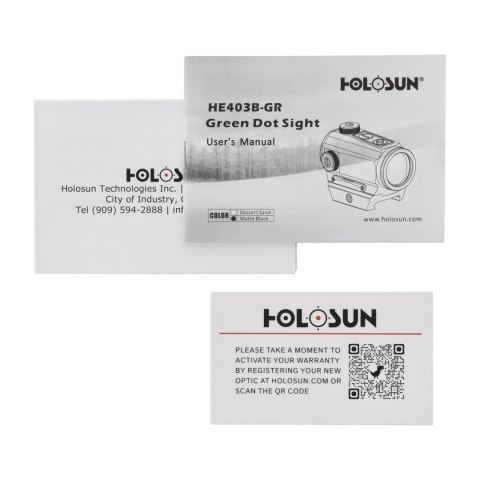 Kolimator Holosun Elite Green Dot HE403B-GR Holosun