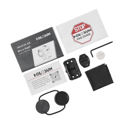 Kolimator Holosun HE403R-GD Gold Dot Montaż niski i 1/3 Co-witness Holosun