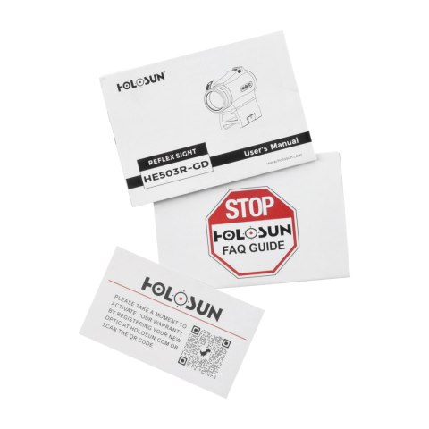 Kolimator Holosun HE503R-GD Gold Dot Montaż niski i 1/3 Co-witness Holosun