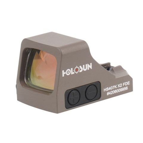 Kolimator Holosun HS407K X2 FDE Open Reflex SubCompact Pistol Sight Holosun