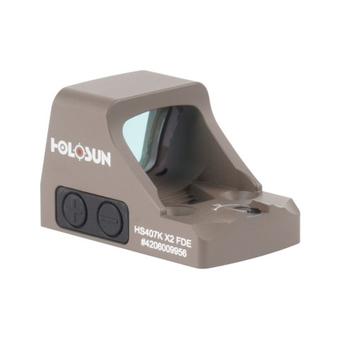 Kolimator Holosun HS407K X2 FDE Open Reflex SubCompact Pistol Sight Holosun