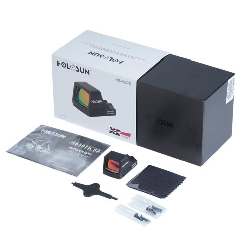 Kolimator Holosun HS407K X2 Open Reflex SubCompact Pistol Sight Holosun
