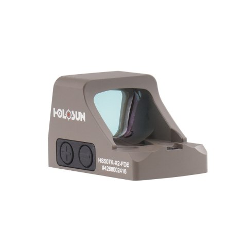 Kolimator Holosun HS507K X2 FDE Open Reflex SubCompact Pistol Sight Holosun