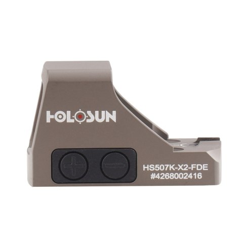 Kolimator Holosun HS507K X2 FDE Open Reflex SubCompact Pistol Sight Holosun