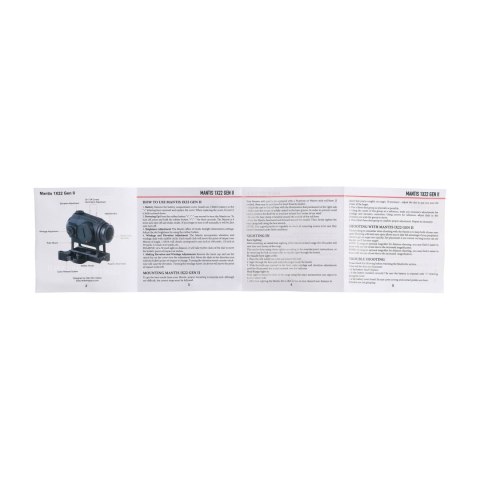 Kolimator Redwin Mantis 1x22 gen2, RWD20 Redwin