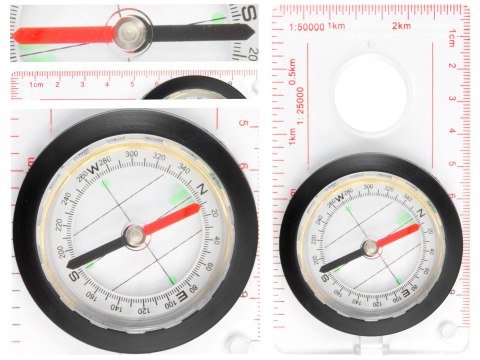 Kompas kartograficzny z linijką MFH MFH - Max Fuchs