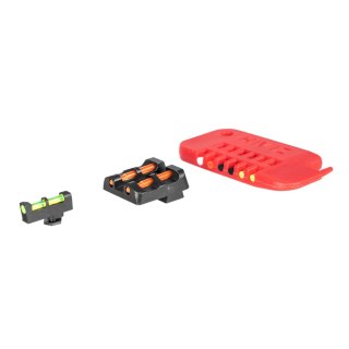 Komplet HIVIZ GLT178 muszka + szczerbinka do Glocka Peltor