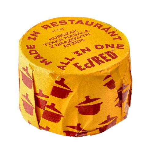 Konserwa Ed Red All in One Kurczak tikka masala z brązowym ryżem 400 g Ed RED
