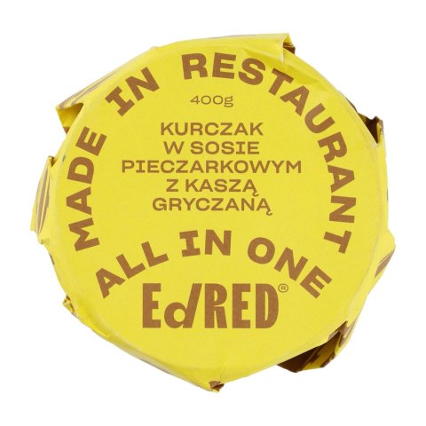 Konserwa Ed Red All in One Kurczak w sosie pieczarkowym z kaszą gryczaną 400 g Ed RED