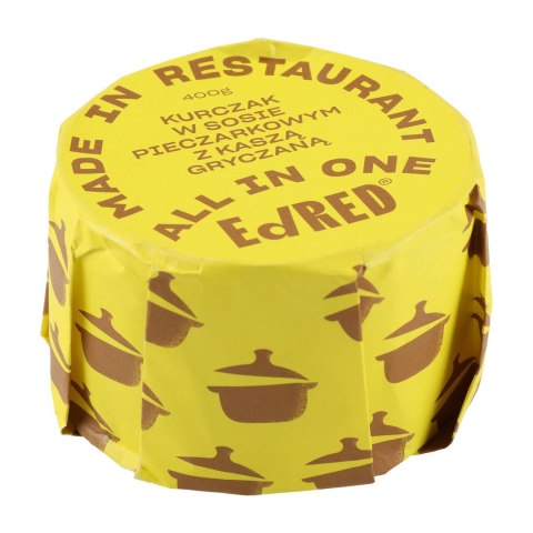 Konserwa Ed Red All in One Kurczak w sosie pieczarkowym z kaszą gryczaną 400 g Ed RED