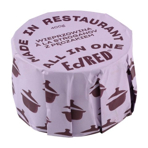 Konserwa Ed Red All in One Wieprzowina a la Stroganov z pęczakiem 400 g Ed RED