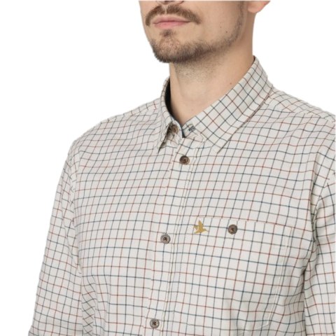 Koszula Seeland Oxford Shooting Shirt Classic blue / Classic brown check Seeland