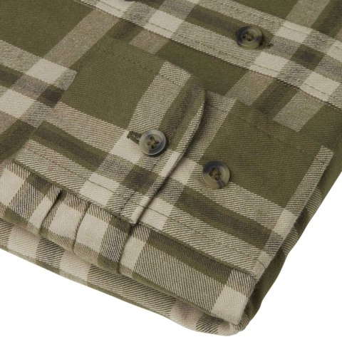 Koszula damska Chevalier Teal Light Flannel Olive Green Checked Chevalier