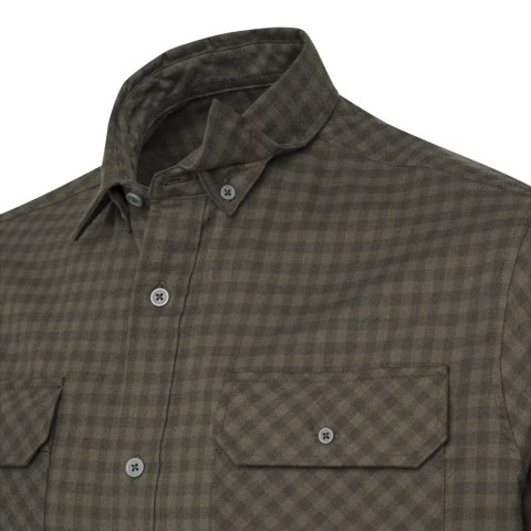 Koszula flanelowa męska Beretta Cadet Green & Brown Check Beretta