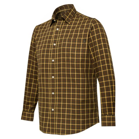 Koszula męska Beretta Bryggen Shirt Brown & Yellow Check Beretta