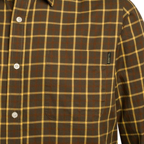 Koszula męska Beretta Bryggen Shirt Brown & Yellow Check Beretta