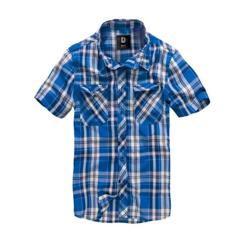 Koszula męska Brandit Roadstar krótki rękaw niebieska Brandit