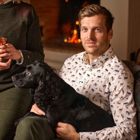 Koszula męska Chevalier Danson Royal Family Print Chevalier