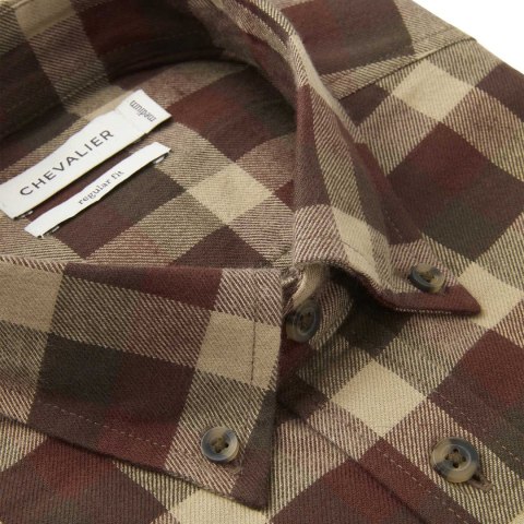 Koszula męska Chevalier Heron Holly Green Checked Chevalier