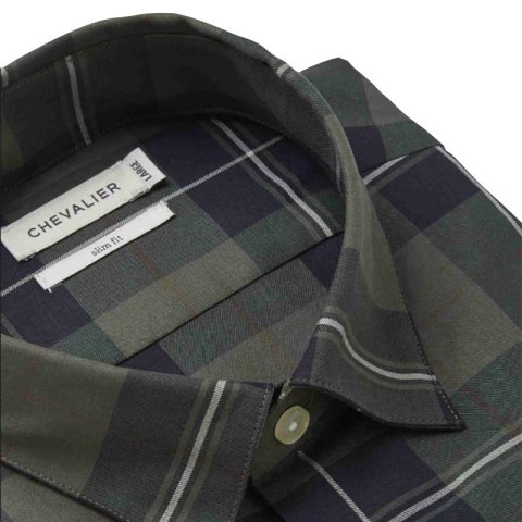 Koszula męska Chevalier Limefield Contemporary Fit Check Dark Chevalier