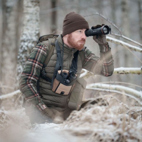 Koszula męska Tagart Jukon, flanelowa, zielona w biało-czerwoną kratę Tagart