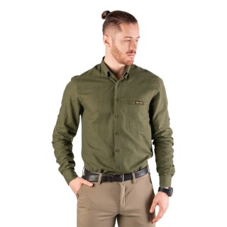 Koszula męska Tagart Lenny slim ciemnozielona Tagart