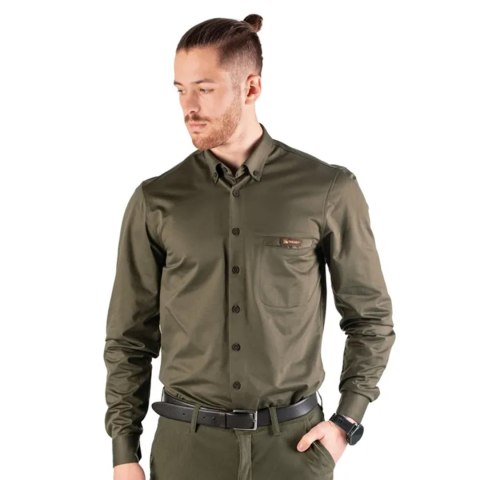 Koszula męska Tagart Porto slim zielona Tagart