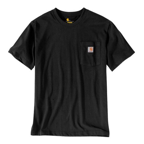 Koszulka Carhartt K87 Pocket - black Carhartt