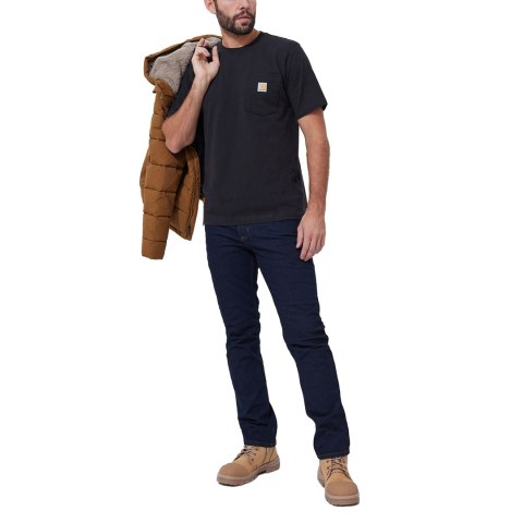 Koszulka Carhartt K87 Pocket - black Carhartt