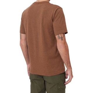 Koszulka Carhartt K87 Pocket - oiled walnut heat Carhartt