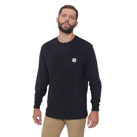 Koszulka Carhartt Workwear Pocket Long Sleeve - black Carhartt