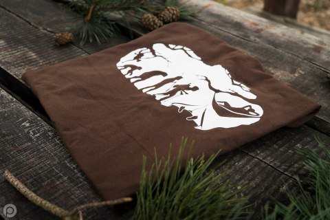 Koszulka męska TigerWood Bushcraft Evolution brązowa Tigerwood