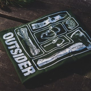 Koszulka męska TigerWood Outsider zielona Tigerwood