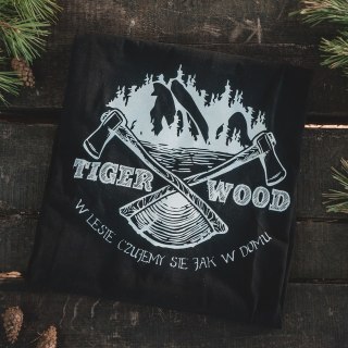 Koszulka męska TigerWood Two Axes czarna Tigerwood