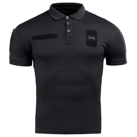 Koszulka polo męska M-Tac Elite Tactical Coolmax czarna M-Tac