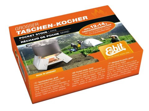 Kuchenka turystyczna Esbit Stove duża (12 x 14 g) Esbit