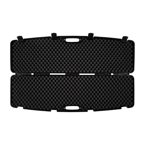 Kufer na broń Megaline 130x35x12 czarny klamry Megaline